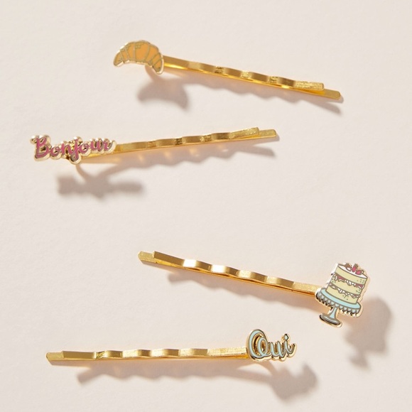 Anthropologie Patisserie ser of 4 hairpins
